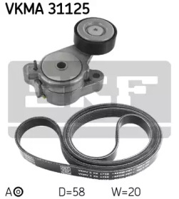 Ременный комплект SKF VKMA 31125